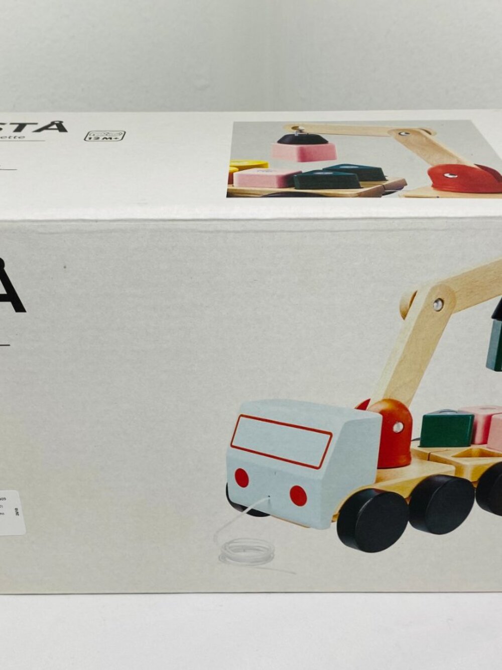 NEW IKEA Crane W/Blocks Set, STEM Authenticated, Wood W/Magnets, 12-Months+, NIB - Picture 2 of 3